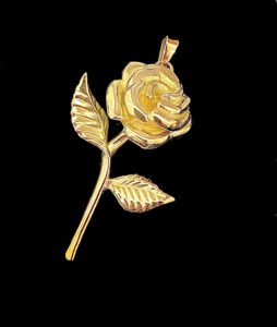Pendentif rose 1